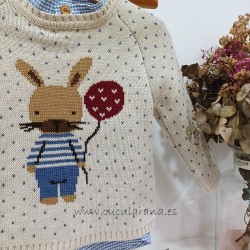 Jersey niño terracota