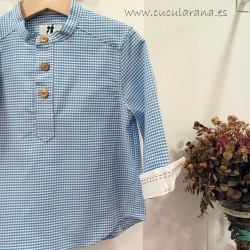 Conjunto niño bermuda terracota