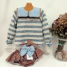 Conjunto blusa y braga terracota de la martinica