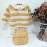 conjunto bebe martinica mostaza