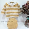 conjunto bebe martinica mostaza