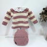 conjunto bebe martinica rosa nude
