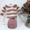 conjunto bebe martinica rosa nude