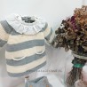 jubón bolsillos gris beige de la Martinica