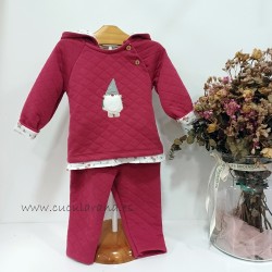 Chandal bebe granate duende