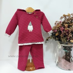 Chandal bebe granate duende