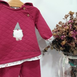 Chandal bebe granate duende