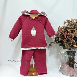Chandal bebe granate duende