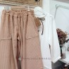 Mia y Lia pantalón pana camel