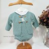 Conjunto bebe azul turquesa