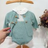 Conjunto bebe azul turquesa