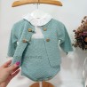 Conjunto bebe azul turquesa