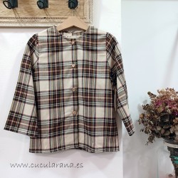 Camisa niño cuadros mia y lia