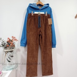 pantalon de pana niño camel mia y lia