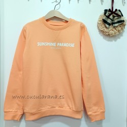 Sudadera niño naranja Sunshine