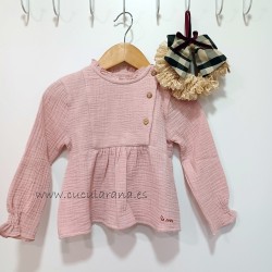 Blusa bebe rosa bamula de...