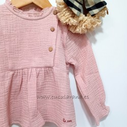 Blusa bebe rosa bamula de be more