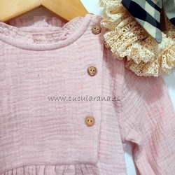 Blusa bebe rosa bamula de be more