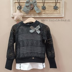 Noma fernandez jersey punto calado tejo