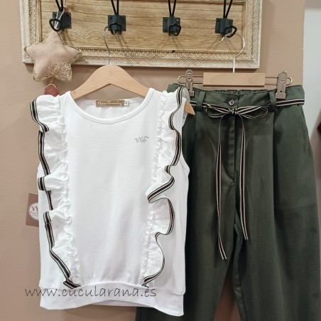 Noma fernandez conjunto olivo pantalon largo