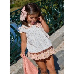 braga flores y blusa...