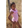 la martinica bañador niña estándard pantanera rosa