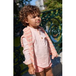Conjunto niño peach de la...