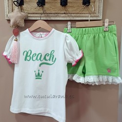 Eva Castro conjunto niña verde