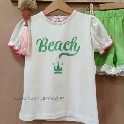 Eva Castro conjunto niña verde