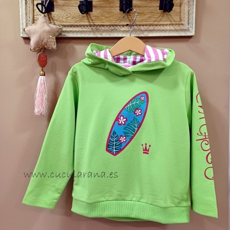 eva castro sudadera niño verde