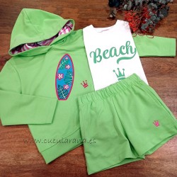 eva castro sudadera niño verde