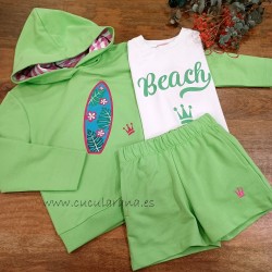 eva castro sudadera niño verde