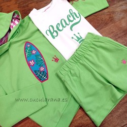 eva castro conjunto niño sport verde
