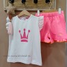 Eva castro conjunto niña sport rosa-amarillo