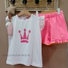 Eva castro conjunto niña sport rosa-amarillo
