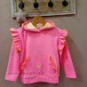 Eva Castro Sudadera niña rosa