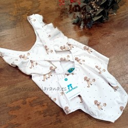 la martinica bañador niña cruzado mini