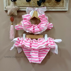 la martinica bikini rayas rosa pantera rosa