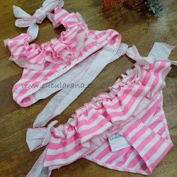 la martinica bikini rayas rosa pantera rosa