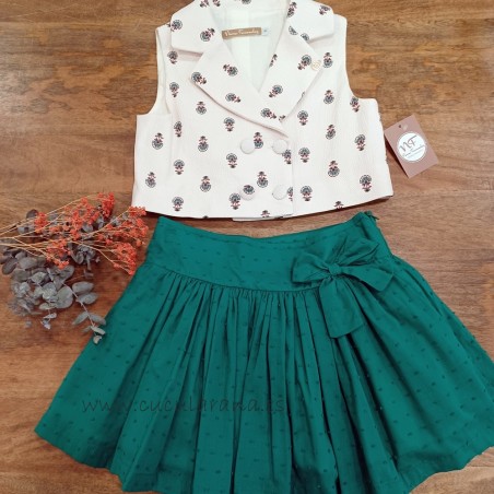 noma fernandez chaleco y falda cedro