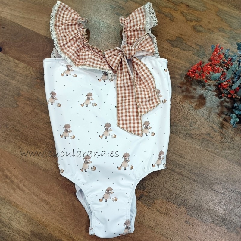 La Martinica bañador niña standar mini