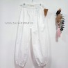 mia y lia pantalon blanco perforado
