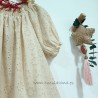 Vestido de niña batista crudo