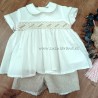 Conjunto de niño camisa smock sinfonieta