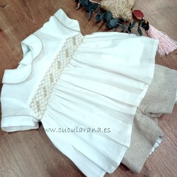 Conjunto de niño camisa smock sinfonieta