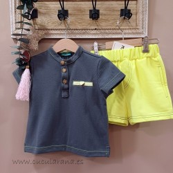 La martinica Conjunto polo y short aurora boreal