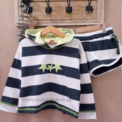 La Martininica Sudadera niña Aurora boreal