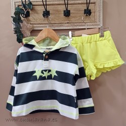 La Martininica Sudadera niña Aurora boreal