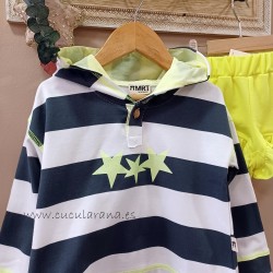 La Martininica Sudadera niña Aurora boreal