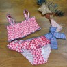 La Martinica bikini flores pantera rosa